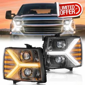 Front light Kit for Chevy Silverado 1500 2500 HD 3500 HD 2007-2013
