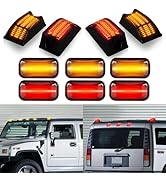 KDM Clear Lens Led Cab Roof Top Marker Lights assembly Fit for 1999-2016 Ford F250 F350 F450 F550...