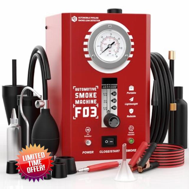 Smoke Machine Automotive with Pressure Gauge and Flow Meter