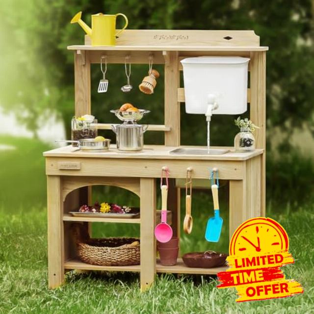 Tiny Land Outdoor Mud Kitchen for Kids