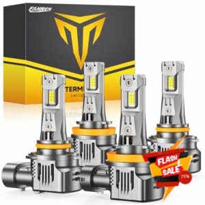 FAHREN 9005 H11 Fog Light Bulbs Combo & H8 HB3 Combo Light Bulbs – 100