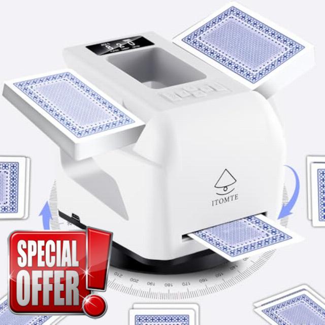 Automatic Card Shuffler and Dealer