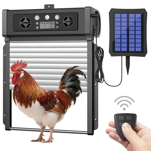 LCD Screen Chicken Door with Timer & Light Sensor
