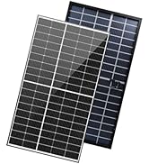 Renogy 6pcs Solar Panel Kit 320W 24V Monocrystalline On/Off Grid for RV Boat Shed Farm Home House...