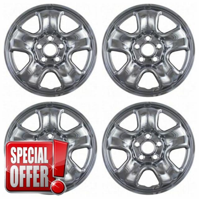 Chrome Wheel Skins Compatible with Honda CRV 2012-2016; 16 inch Wheel Covers;Set of 4 Packs