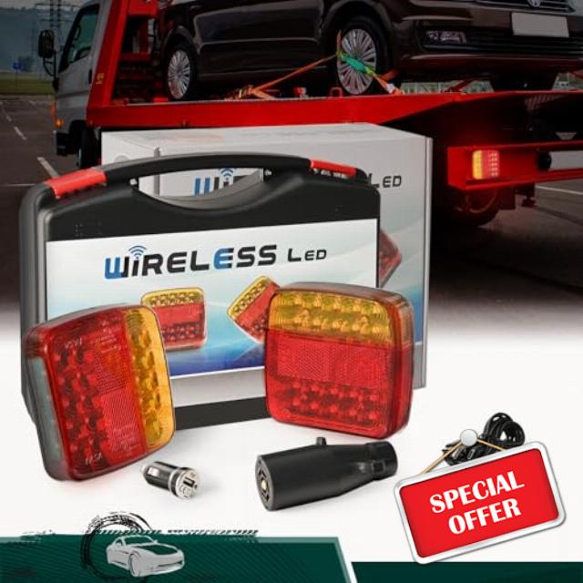 2025 Upgrade Wireless Trailer Lights