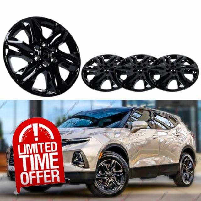 18" inch Hubcap Wheel Skin Covers Compatible with 2019-2022 Chevy Blazer L & LT