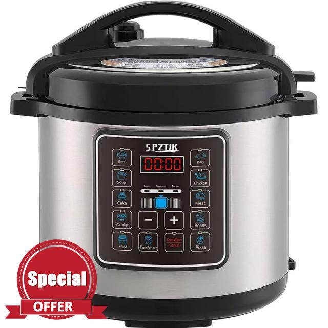 12-in-1 Electric Pressure Cooker 6 Quart
