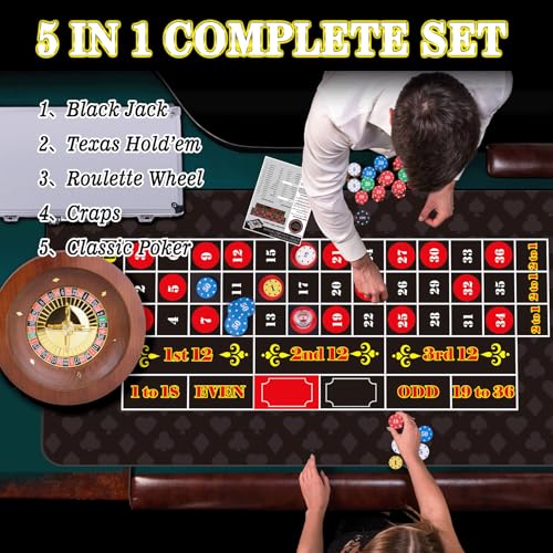 10" Wooden Roulette Wheel