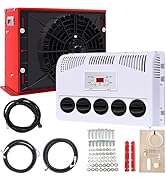 Fgo-togo 12V Truck Cab Air Conditioner Split ac Kit Universal 12 Volts Electric A/C Unit Backpack...