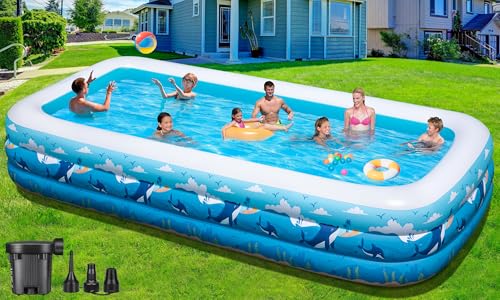 158"x74"x22" Big Thickened Swimming Pool for Adults