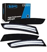 KDM Led Fender Side Marker Lights Fit for BMW E90 E91 E92 E93 E46 E60 E61 E81 E82 E87 E88 E83 X3 ...