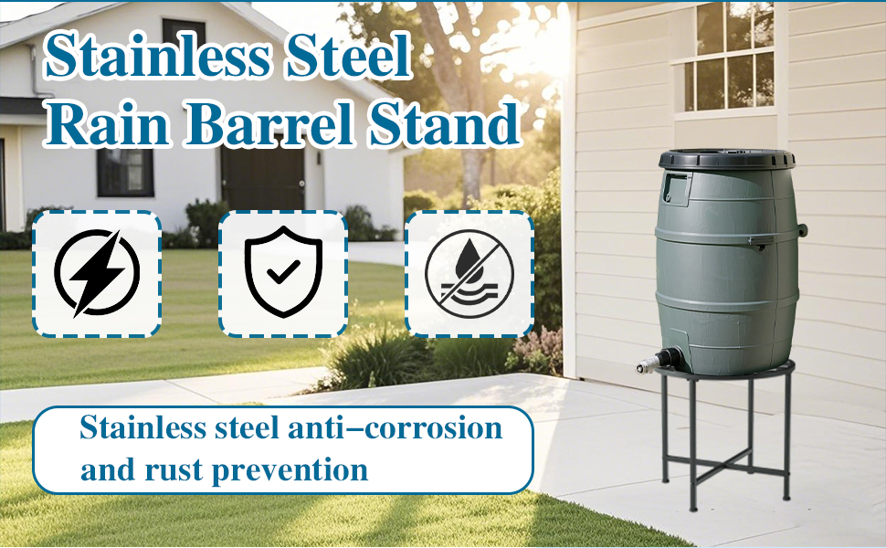 Rain Barrel Stand