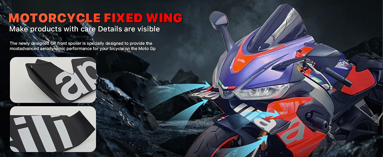Motorcycle Winglet Fairings for Aprilia RS660 RSV4