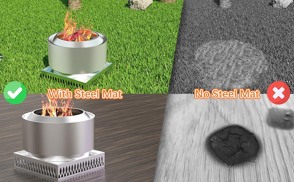 fire pit mat