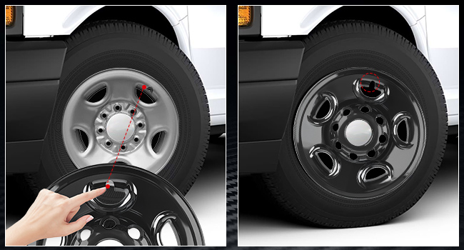wheel skins for Chevy Express 1500 2500 3500 4500 GMC SAVANA 1500 2500 3500 2017 2018 2019 2020