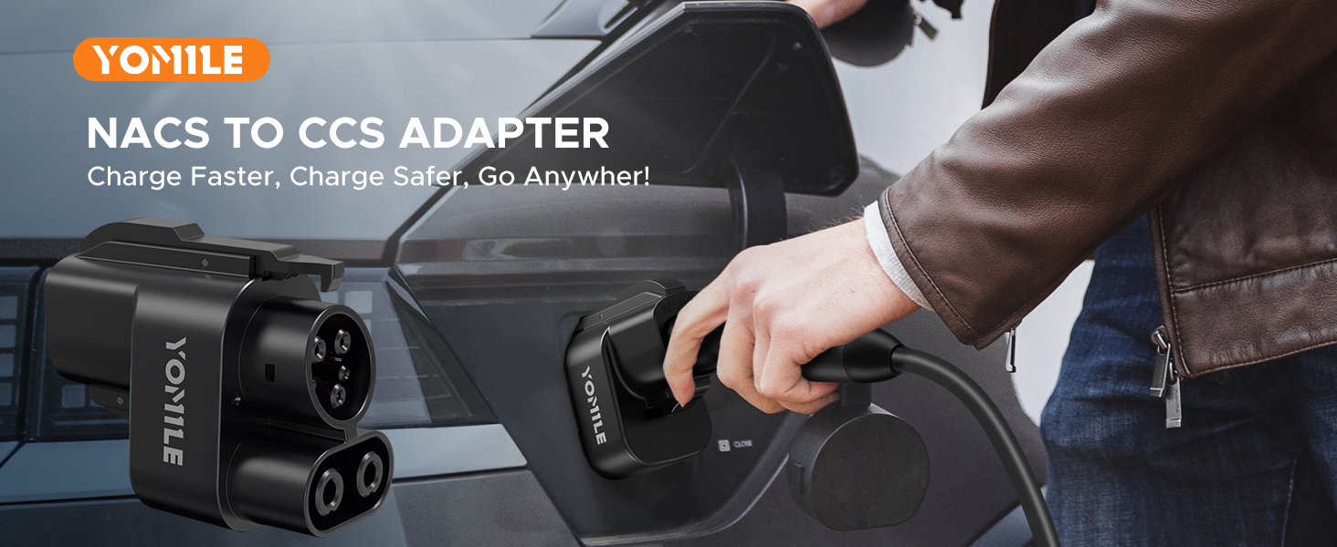 NACS to CCS1 Charging Adapter
