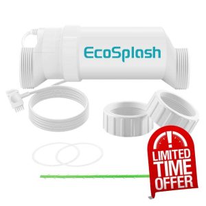 Salt Chlorination Cell Saltwater Chlorine Generator System Fits for Hayward W3T-Cell-15/BLT15H TurboCell Chlorinator Replacement for In-Ground Swimming Pool up to 40