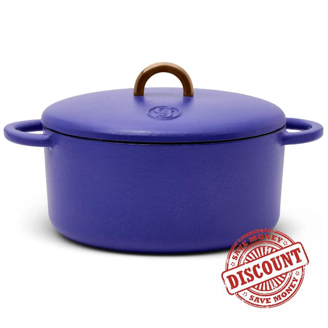 Great Jones Dutch Baby Dutch Oven with Lid (Blueberry