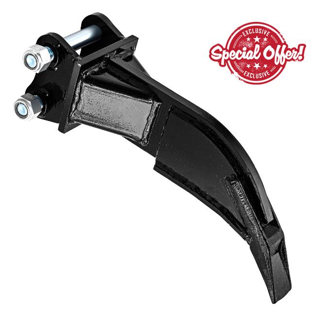 Mini Excavator Accessories Ripper Wide Backhoe Scarifier Mini Excavator Attachments Single Hook Ripper Teeth for 1 to 1.5 Tons