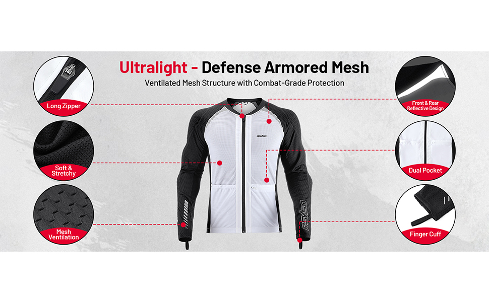 Men's Armored Motorcycle Shirt with CE Certified All Season Riding Shirt for Motorcycle Bicycle
