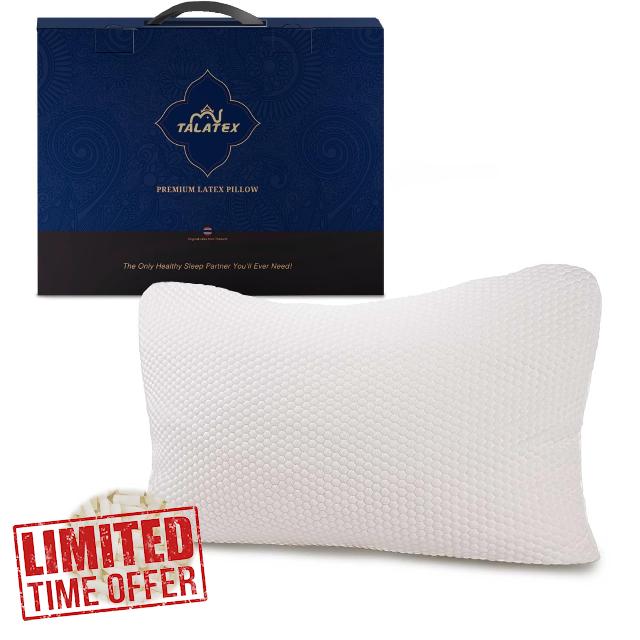 Talatex Talalay 100% Natural Premium Adjustable Latex Pillow