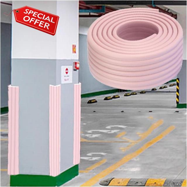 Rubber Corner Guards Wall Corner Guard for Parking Garages High Resilience Sponges Table Corners Column Window Sills Corner Guard(2m-20pcs)