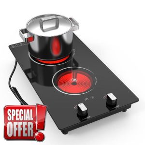 2 Burner Electric Cooktop