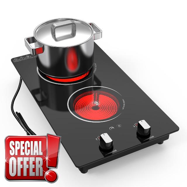 2 Burner Electric Cooktop