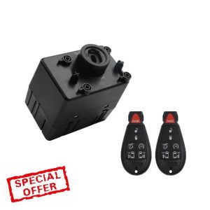 Boomotor Wireless Ignition Module w/ Remote Key Compatible with 2011-2013 Jeep Grand Cherokee
