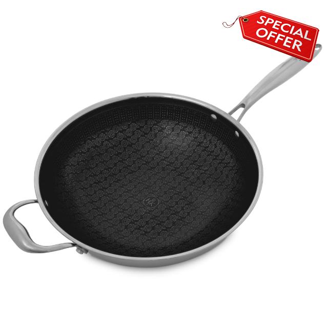 Hell's Kitchen Hybrid 12” Wok Pan
