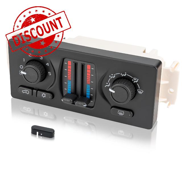 Climate Control Module AC Heater HVAC Panel Fit for Chevy Silverado GMC Sierra 1500 2500 3500 Tahoe Suburban Avalanche Trailblazer Yukon XL Envoy Cadillac Escalade 599-210XD