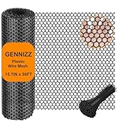 Garden Mesh Netting Pest Barrier 10 X 50FT, GENNIZZ Ultra Fine Mesh Garden Netting for Fruit Vege...