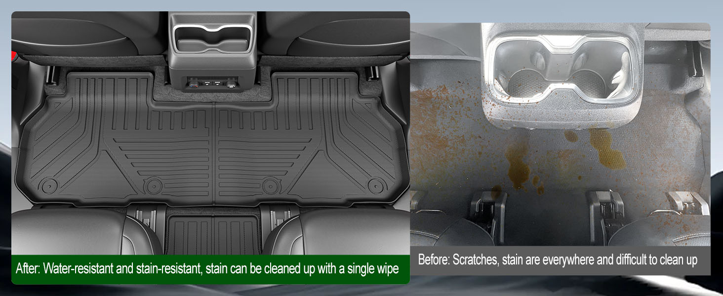 7-Seat Floor Mat Compatible with 2024-2025 Chevy Traverse