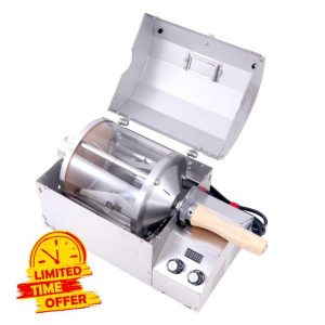 fatamorgana 450g direct fired heating nut roaster barista coffee roaster machine home Roasting Machine electric coffee bean roaster grain dryer 110V Stainless steel shell sturdy and durable
