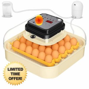 30 Egg Incubator with Automatic Egg Turning and Humidity Control