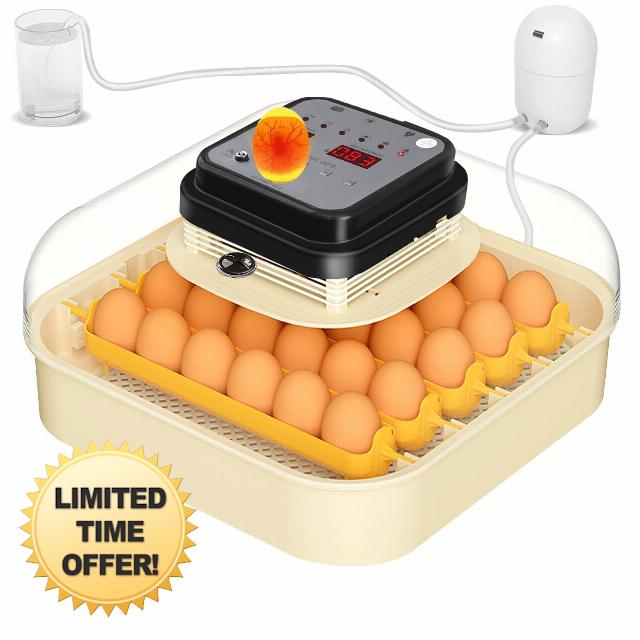 30 Egg Incubator with Automatic Egg Turning and Humidity Control