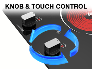 2 Burner Electric Cooktop