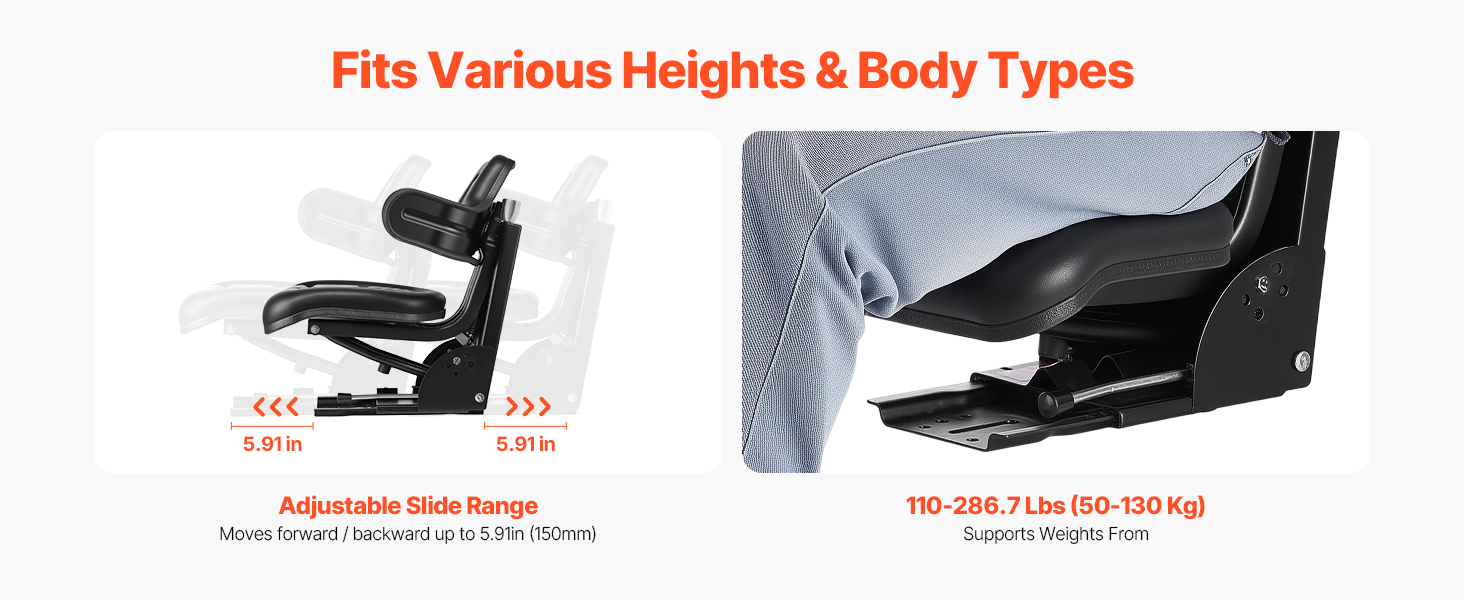 Universal Forklift Seat
