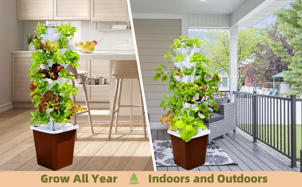 Vertical tower garden