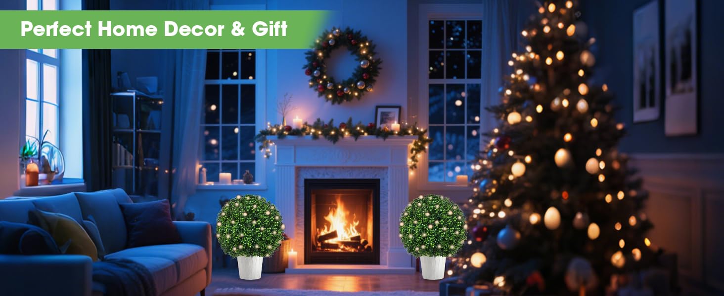 artificial boxwood ball topiary bushes ferns