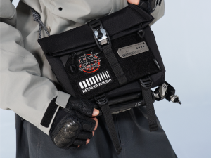 adjustable bottom straps for securing additional gear.
