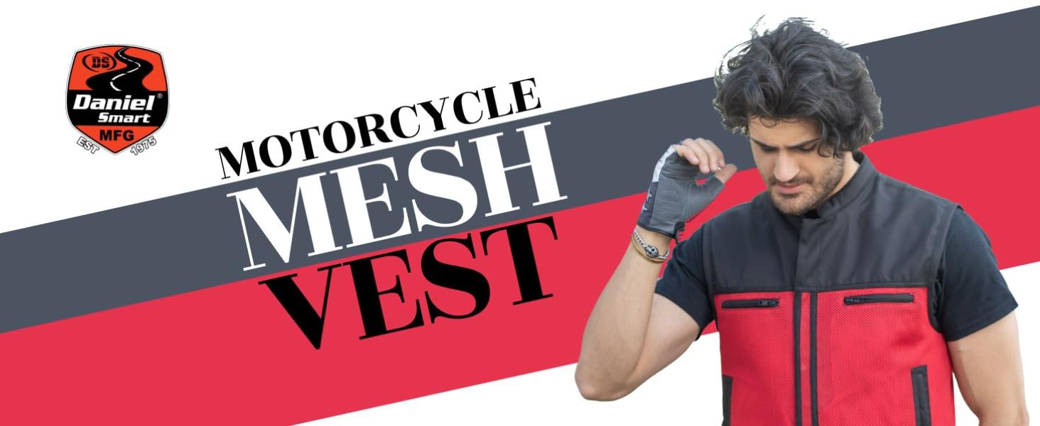textile motorcycle vest motorcycle vest for men biker vest for men men’s riding vest