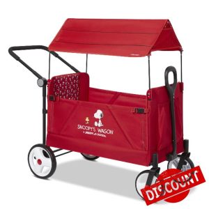 Snoopy Folding Wagon for Pets and Kids by Radio Flyer