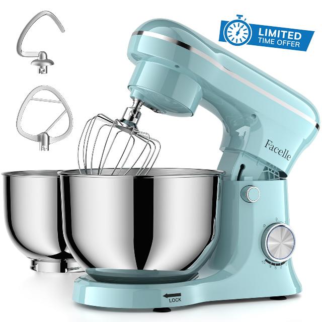 Facelle Tilt-Head Stand Mixer