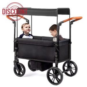 2 Seat Stroller Wagon with Footwell