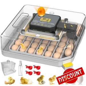 New Egg Incubator with Automatic Egg Turning and Humidity Control and Alarm