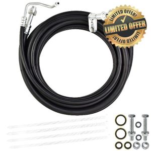 Mupera Rear AC Line Set - YTE33439 Rear/Auxiliary Air Conditioning Lines Hose Compatible with 2007-2014 Chevy Yukon & Escalade Short Wheelbase SUV