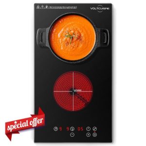 2 Burner Electric Cooktop 12 Inch