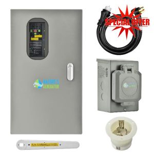 Nature's Generator Automatic 50A Transfer Switch with 50A Power Inlet Box CS6375